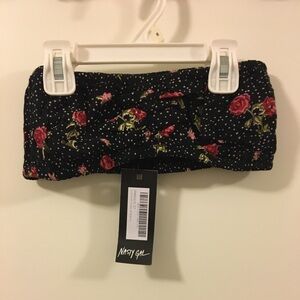 NASTY GAL FLORAL BANDEAU